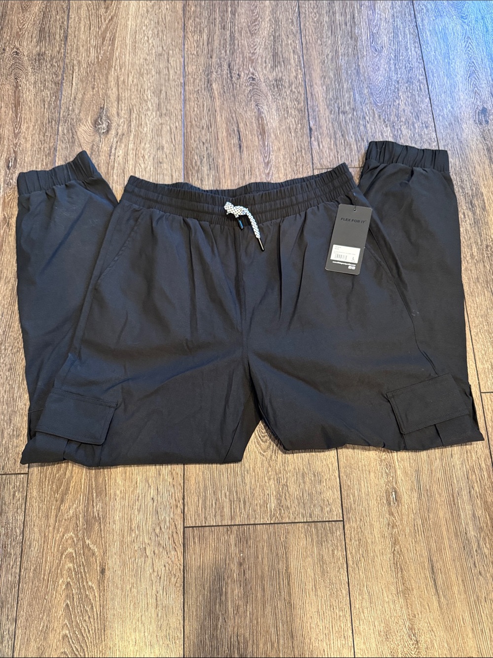 90 Degree By Reflex Women's Black Cargo Joggers